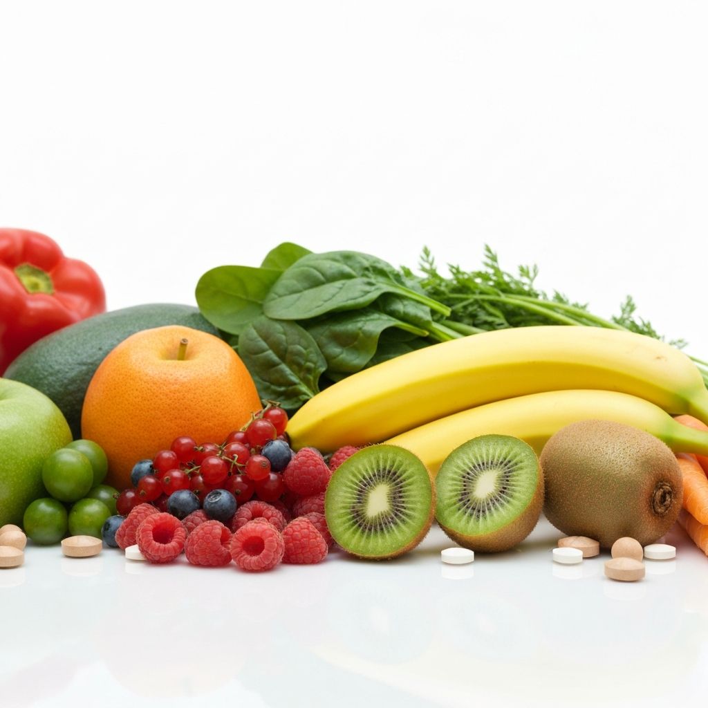 Vitaminpräparate und natürliche Zutaten